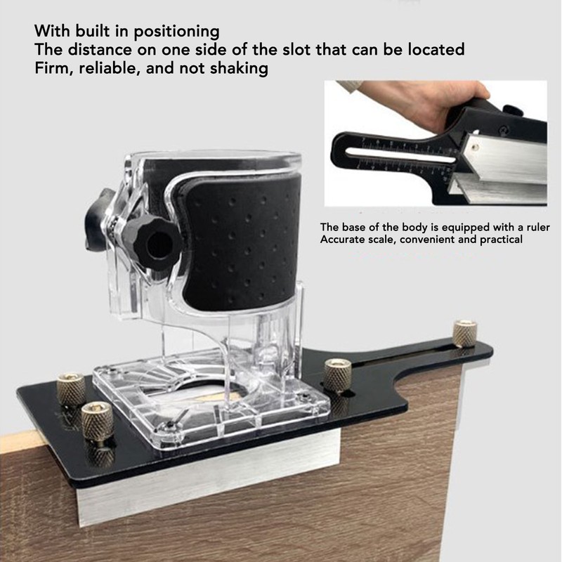 Wood Router Base Accurate Positioning 2 in 1 Compact Router