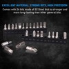 Steinwhale 25pcs Mini Ratchet Wrench Screwdriver Bit Set with 1/4"