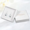 YueYuan Penguin Earrings 925 Sterling Silver Penguin Moonstone Earrings Animal