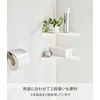 Yamazaki 6911 Gypsum Board Wall Compatible Corner Shelf, White, Approx.