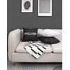 TwoDays Hypebeast Room Decor, Off White Inspired Pillow Quotation Decorative