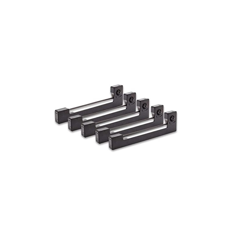 vhbw 5X Farbband Nylonband Tintenband kompatibel mit Nadeldrucker MAX Electronics