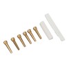 Bridge Pins Saddle Nut Set Replacement Bone Saddle Nut Brass