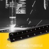 HosDen 30cm Triangular Ruler Metric Architect Matrix Ruler Solid Black