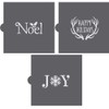 Christmas Cookie Stencils - Christmas Tidings - 3 Piece Value