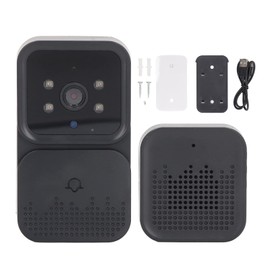 Doorbell Camera Wireless, Smart Video Doorbell with Infrared Night Vision, WiFi Remote Video Call, Real Time Notification, Video Camera Doorbell for Home Office