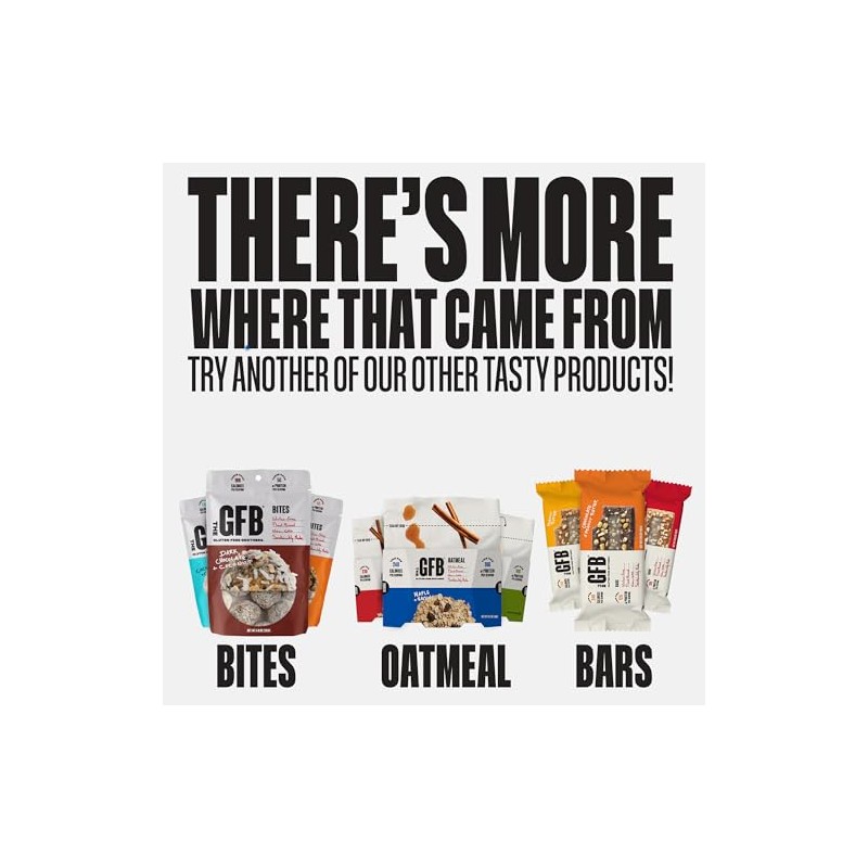 Barras de proteínas altas sin gluten GFB, no OMG
