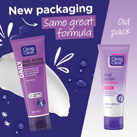 Clean & Clear Clean & Clear Dual Action Moisturiser, 100ml