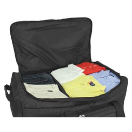 Mercury Tactical Gear Code Alpha Mini Monster Wheeled Deployment Bag, Basic, Black