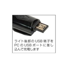 GIZAPRODUCTS (Cycle Front Light) CG-214W White LED Black