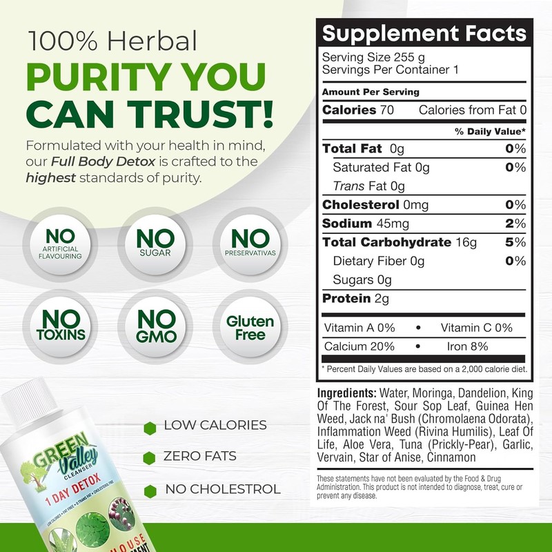 – Natural Herbal Colon Cleanse Detox Supplement | Supports Digestion,