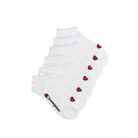 Champion Core Socks 6PP Short Crew, White, 39-42 EU (6-8 UK) Unisex - Adult -FW23, Bianco, White