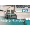 DIGITUS Dual M.2 NVMe SSD Docking Station - USB Type-C