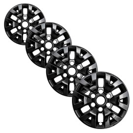 MotorUp America 4pc 16" Black Wheel Skins Compatible with 16-23 Tacoma TRD Off-Road, TRD Sport, SR, SR5, Limited, TRD Pro, 23 Trail Special Edition