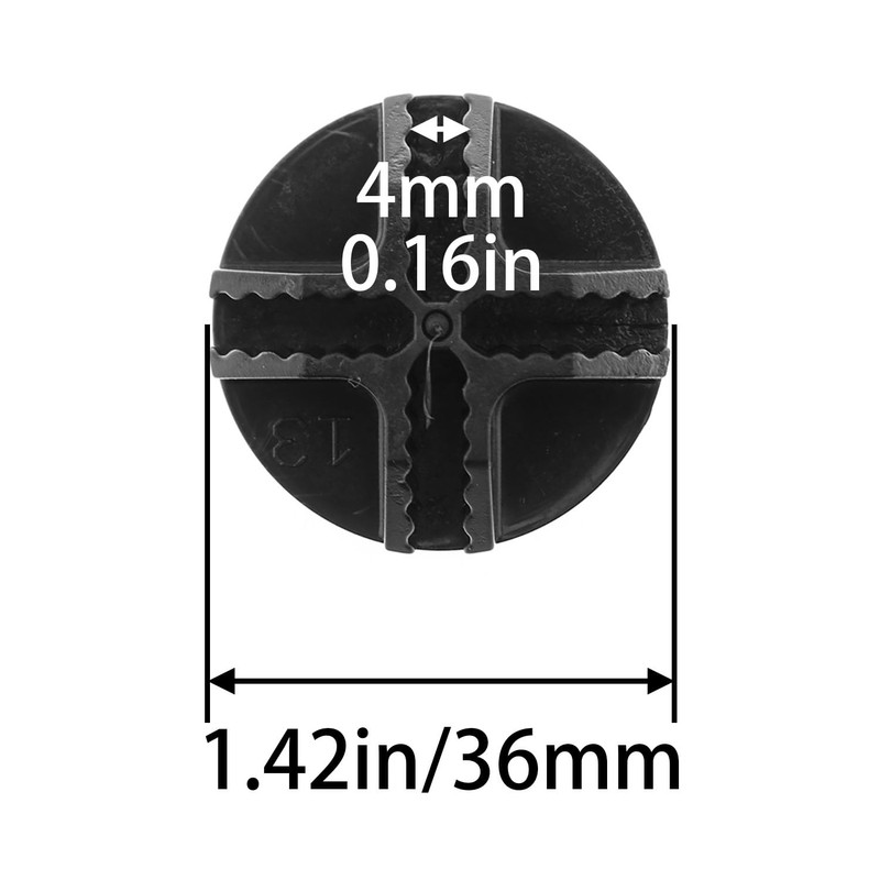 MEETOOT 32PCS 3.6cm Diameter Plastic Storage Cube Connectors Organiser Snap