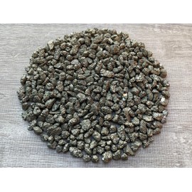 Wholesale Natural Semi Tumbled Pyrite Gemstone Chips, Crushed Mini Crystals, Undrilled Crystal Chips (Pyrite, 10 Pounds)