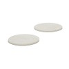 Soil Diatomaceous Earth Coaster Light Circle Set of 2