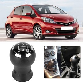 KIMISS Car Modification Gear Knob Head for Yaris 2005-2010 (Normal) + Gear Knob Covers