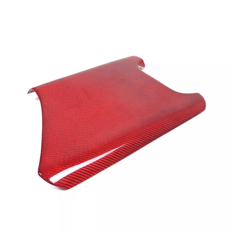 autopart2021 Red Real Carbon Fiber Center Console Armrest Box Cover