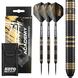 KOTO Academy Class 2, 13 G, Silver & Blue, 80% Tungsten, Includes 3 Barrels, 3 Flights & 3 Shafts