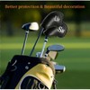 Golf Club Head Covers, Full Set of 12, Synthetic Leather,