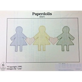 DESIGN'S BY LISA DESIGNS BY LISA SHADOW STITCHING #0027 PAPERDOLLS