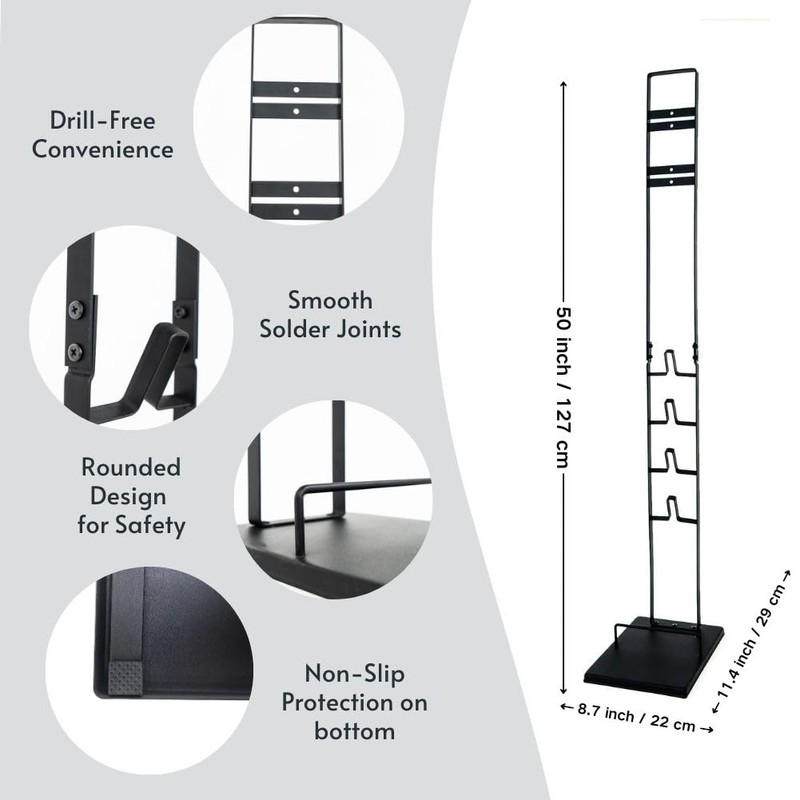 IZSOHHOME Vacuum Stand for Dys,Storage-Stand-Docking-Station-Holder Compatible with Dys,Stable Metal Storage