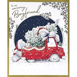 Me To You Bear Boyfriend Boxed Christmas Card