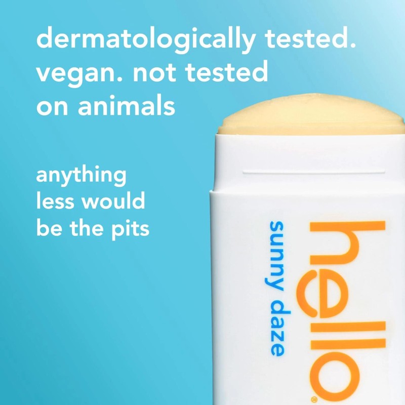 hello Aluminum Free Deodorant for Women, Girls,Safe for Kids,2 Pack,Select