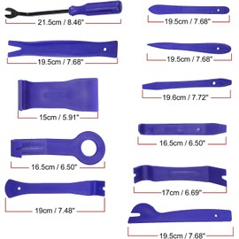 Zierleisten-Entfernungswerkzeug, 12-teiliges Auto-Panel-Entfernungswerkzeug, Auto-Innenverkleidungs-Entferner, Hebelwerkzeug-Set für Fahrzeug, Armaturenbrett, Radio, Audio, Polsterung