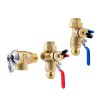 3/4 Inch Tankless Water Heater Service Valve Kit 2PCS 3/4\"