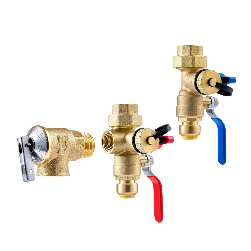3/4 Inch Tankless Water Heater Service Valve Kit 2PCS 3/4\"