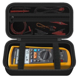 HESPLUS Carrying Case for Fluke1587 FC/ 87-V/ 87V Max/ 88V/ 15B+/ 17B+/ 1503/1507/1508/1577/3000 FC Multimeter Testers and Accessories, Multimeter Storage Bag Organizer Box (Case Only)
