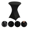 iEventStar 30 inches 32'' Highboy Cocktail Round Stretch Spandex Fitted