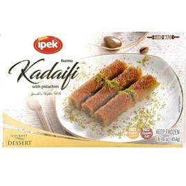 İpek Burma dessert Kadayıf with Pistachios 454 Gram (16 Oz) x 3 Packs