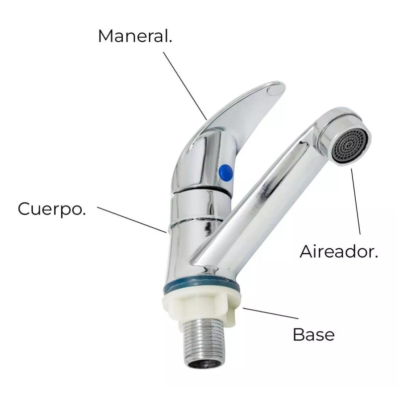 IML Llave Para Lavabo Baño Lavamanos Individual Cromada