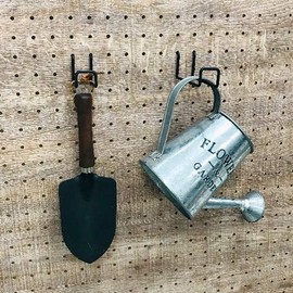 W Bar Hook for Perforated Boards, Black, 50 P25 [1 piece]