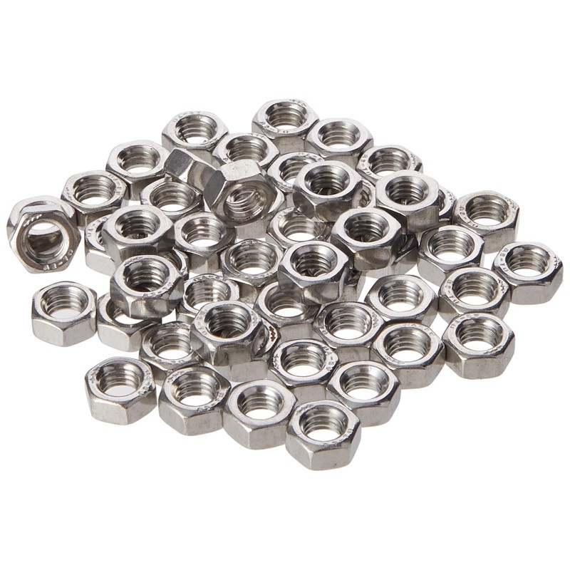 AHCMetric Hexagonal (Hex) Full Nuts A2 Stainless Steel M5 5mm