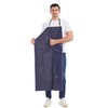 Nanxson Men's Waterproof Apron Industrial Work Apron Bib Apron PVC