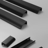 KYRYD 4 Pack Concealed Kitchen Cupboard Handles ，Finger Edge Pull