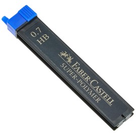Faber-Castell Faber-Castell 120700 - Feinmine Super Polymer, 0,7 mm, Härtegrad HB, 12 Stück