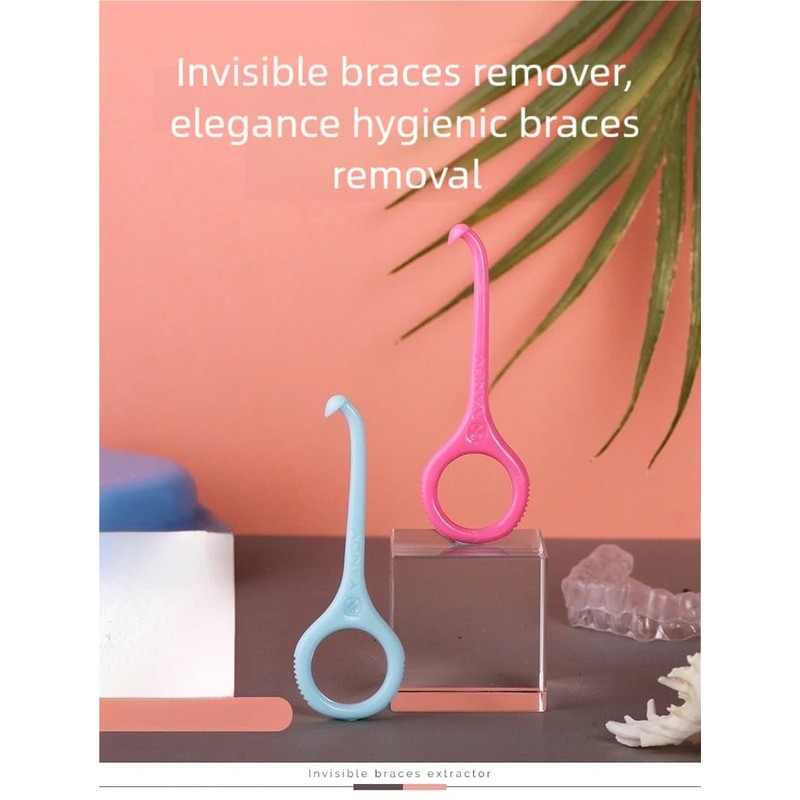 YANDY Clear Aligner Removal Tool,Invisible Removable Braces, Brackets,Denture,Retainer Remover Key,Grade