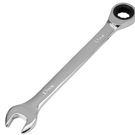 Bonsicoky 13mm Metric Ratchet Wrench - End Head 72-Tooth Ratcheting Combination Wrench - High-Carbon Steel Box Industrial Grade Gear Spanner