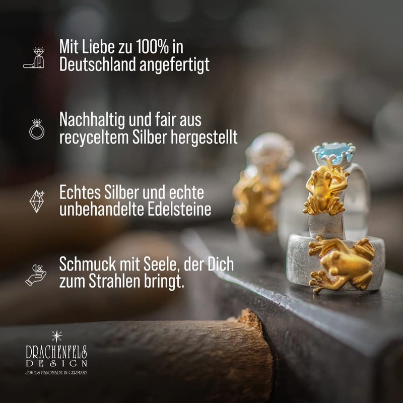 Drachenfels Mini Elephant Pendant Made of Real Silver / Ganesh