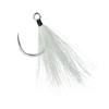 BKK LONEDIABLO White BUCKTAIL Single Lure Hook | 3/0 |