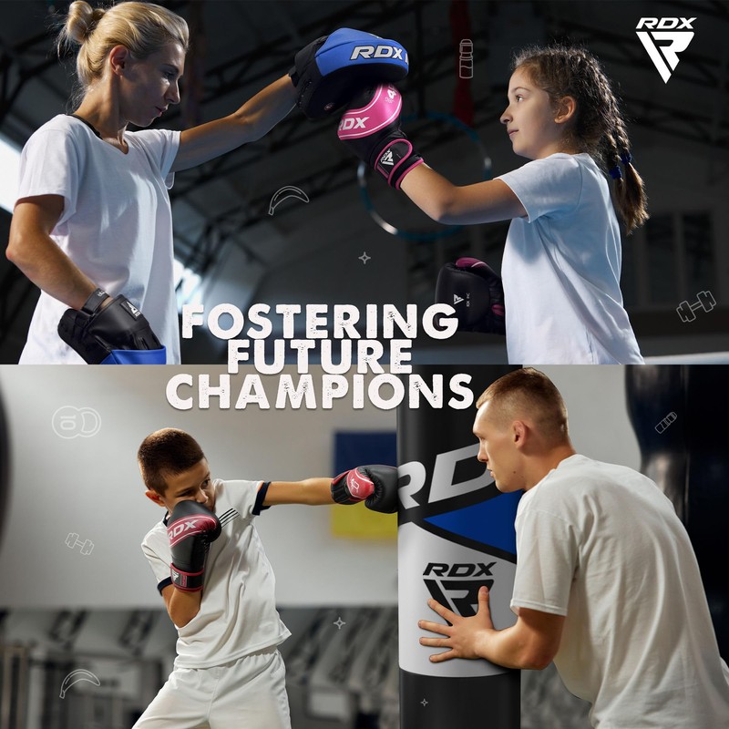 RDX Kids Boxing Gloves for Training, Muay Thai - Maya