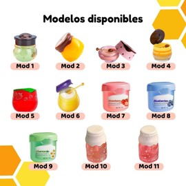 Balsamo Hidratante Mascarilla Labial, Reparadora Labios Honey Gel, Barra De Fresa, Hidratante De Propóleo De Fresa, Máscara De Miel, Hidratante Y Prevención Exfoliante (Mod #1)