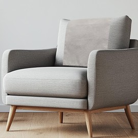 Fuojuvelie Grey Headrest Cover for Recliners Fabric Sofa Headrest Covers Non Slip Sofa Head Protector Furniture Protector for Recliner Slipcovers Set of 2