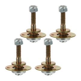 4pcs Rocking Chair Bearing Glider Rocker Glider Dining Room Chair Screws Gaming Chair Accessories Mechanic Accessories Rocking Chair Part seat Iron Leveling