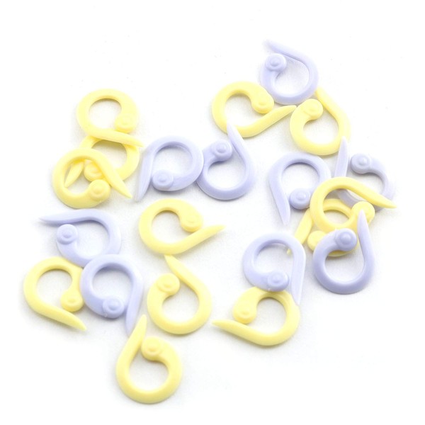 Stitch Marker Ring 20Pcs Small Counter Stitch Markers Clip Knitting Tools Crochet Locking Sewing